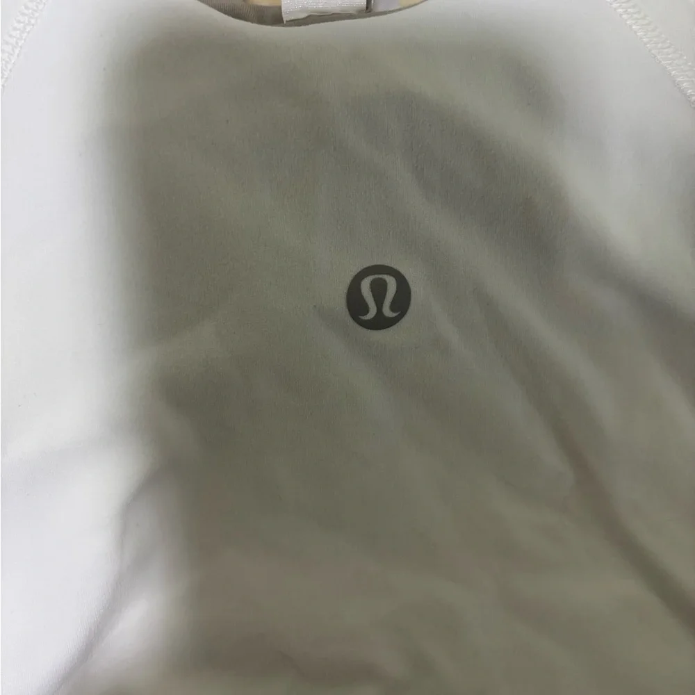 Lululemon Athletica White V-Neck Top - Picture 3 of 4